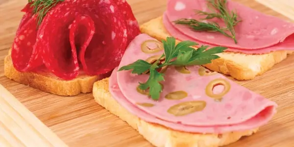 Beef Mortadella With Olives